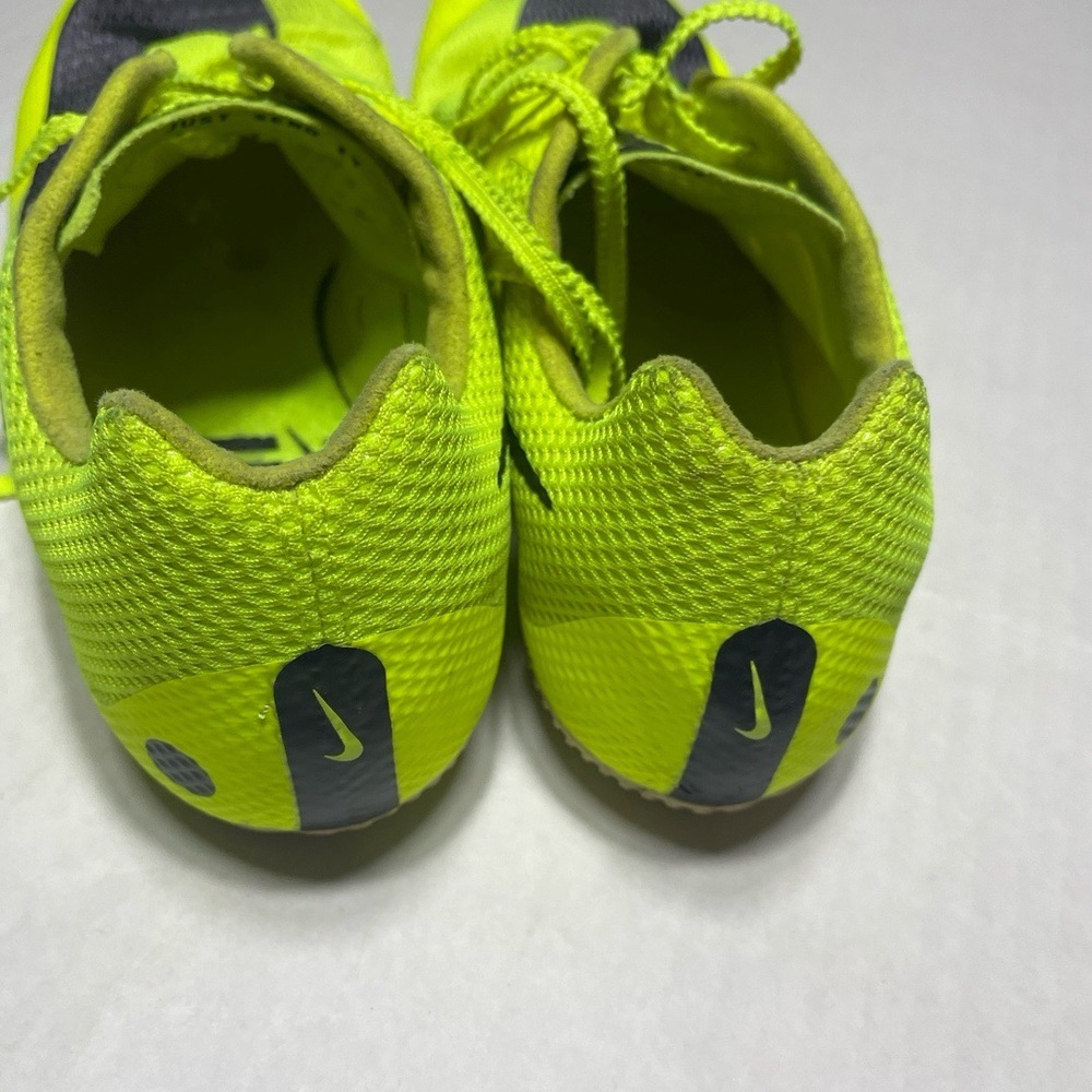 Nike Mens Track Spikes US 7.5‎ Volt Black Removable Spikes Athletic Performance - Picture 4 of 8
